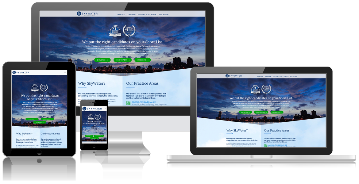 Skywater Custom Website